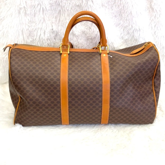 CELINE MACADAME VINTAGE BOSTON/DUFFLE BAG - Picture 2 of 13